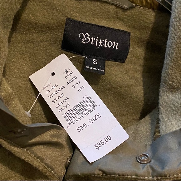 NWT~BRIXTON Olive All Terrain Higgins Pullover Sweater Size Small - Picture 12 of 13